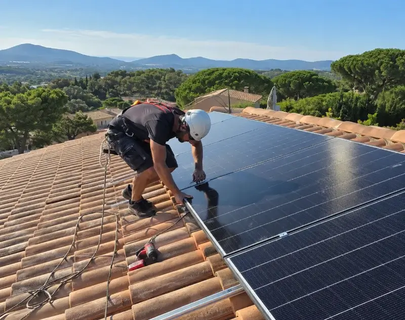 Installateur panneaux solaires Saint-Tropez — pose photovoltaïque sur toiture