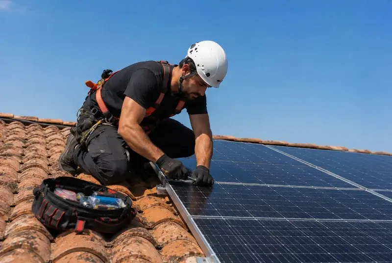 Maintenance et monitoring de panneaux solaires à Saint-Tropez