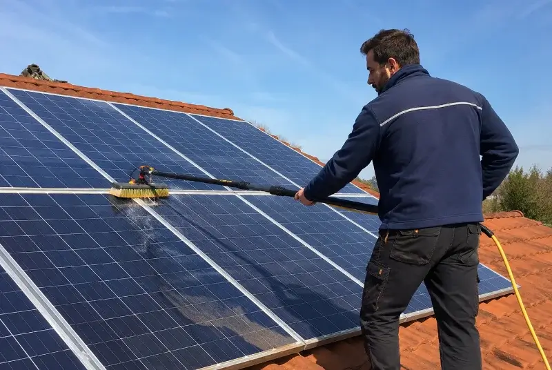Nettoyage et entretien de panneaux solaires à Saint-Tropez